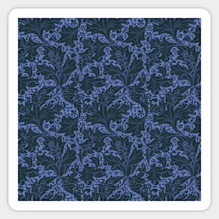 William Morris Wallflower Pattern Underwater Tones Sticker